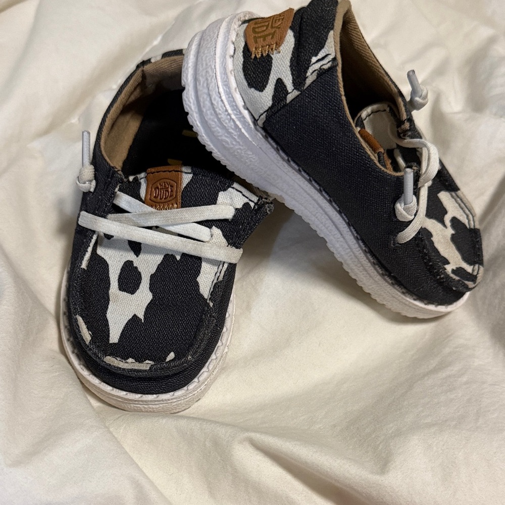 Hey Dude Cow Print